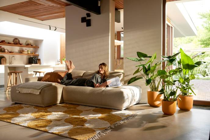 jazz round 35cm amber yellow